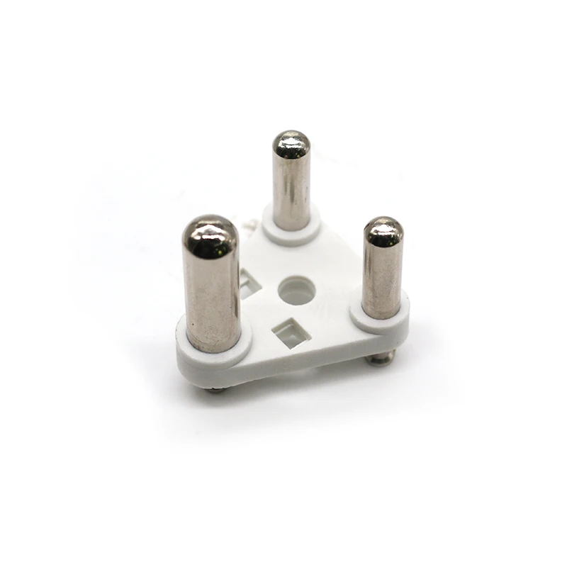 Good Quality Small South Africa Plug Inserts 5/6/10A SABS Plug Terminals AC Plug Inserts Copper Contact Solid Electrical Plugs
