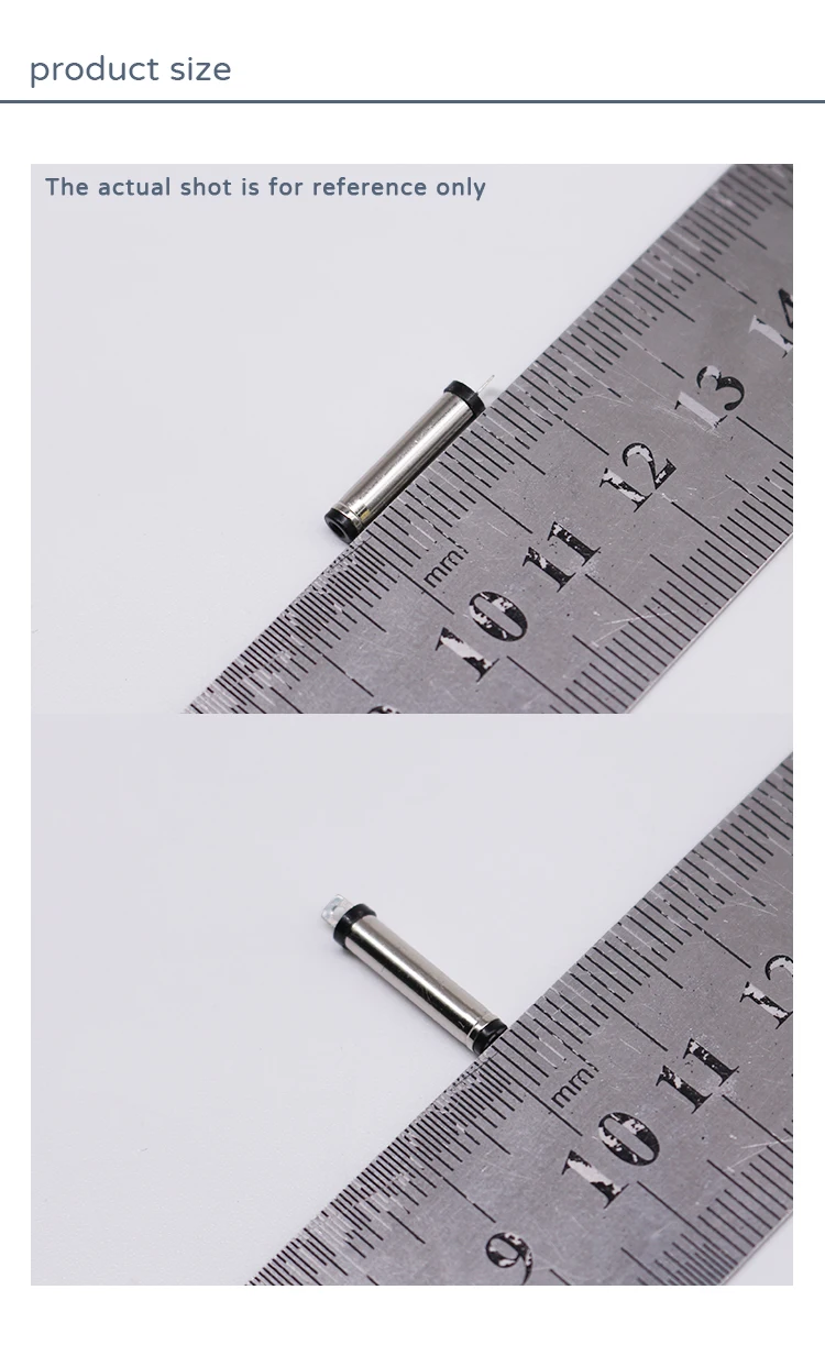 Nickel Plated 3.5*1.35mm L19.5mm DC Plugs 35135TV195 Connectors Alternative 102-4709-ND PPM-2-35135-S1 for Power Charging
