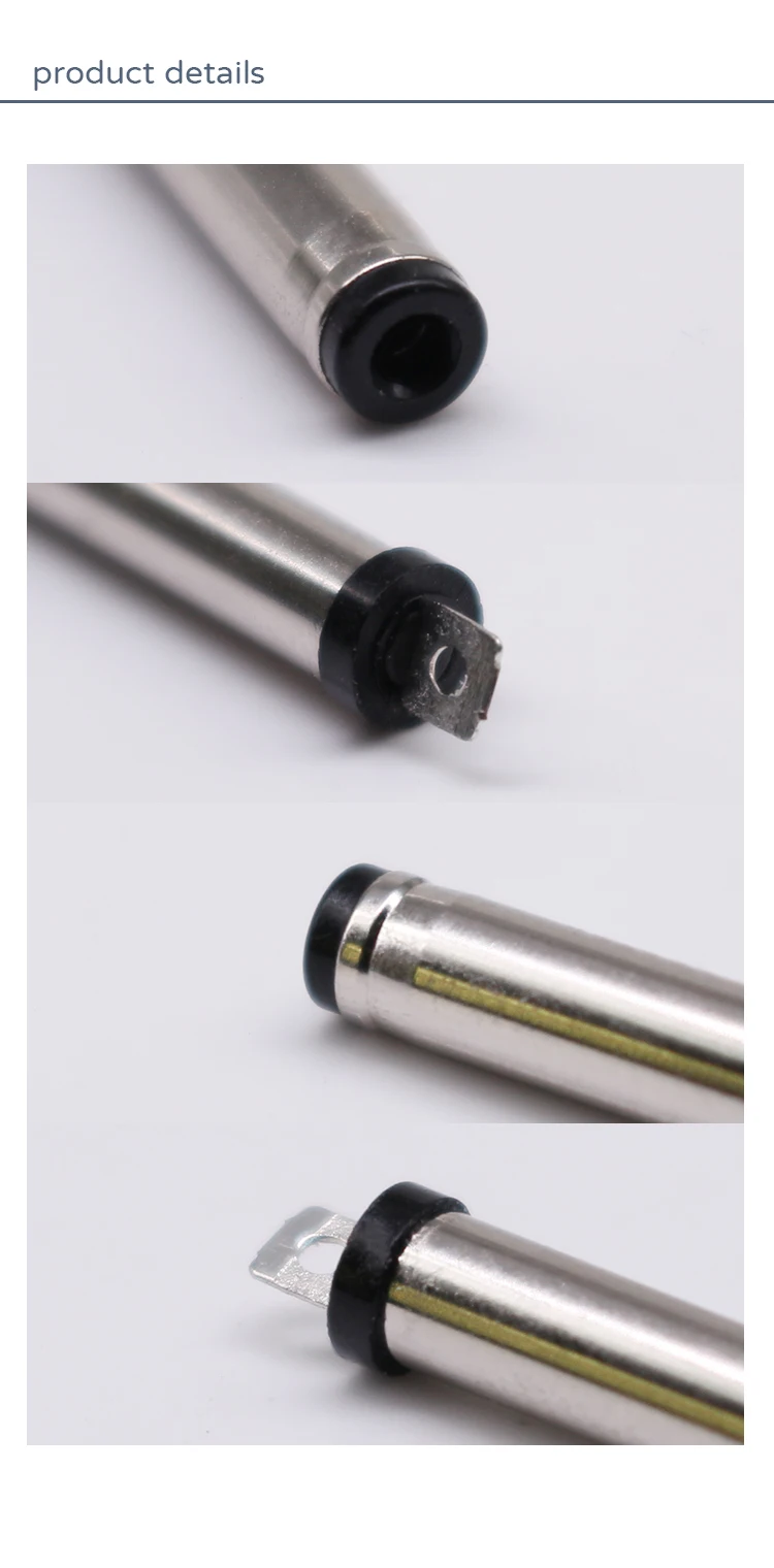 Nickel Plated 3.5*1.35mm L19.5mm DC Plugs 35135TV195 Connectors Alternative 102-4709-ND PPM-2-35135-S1 for Power Charging