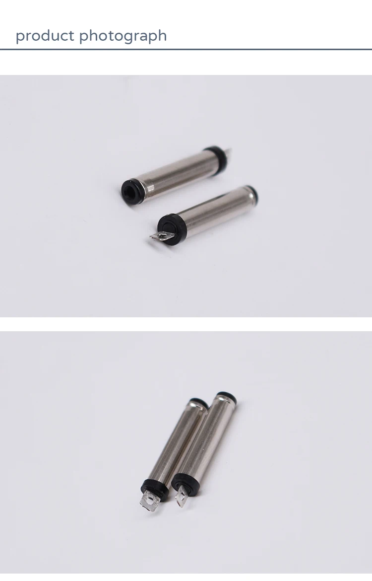 Nickel Plated 3.5*1.35mm L19.5mm DC Plugs 35135TV195 Connectors Alternative 102-4709-ND PPM-2-35135-S1 for Power Charging