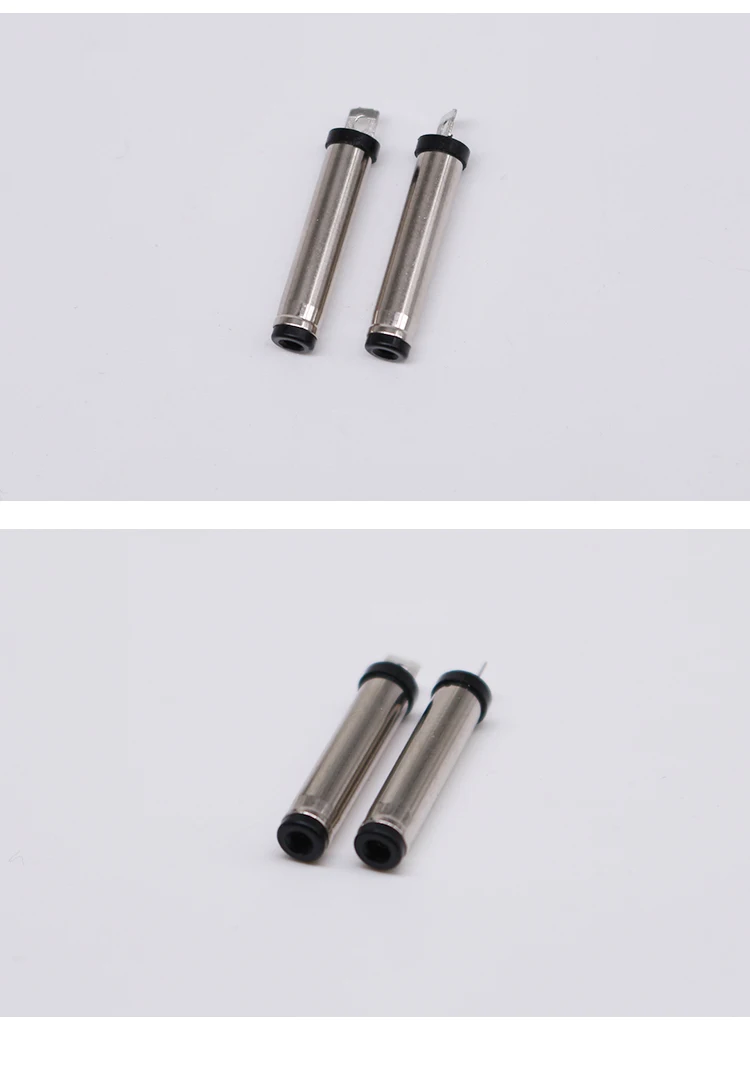 Nickel Plated 3.5*1.35mm L19.5mm DC Plugs 35135TV195 Connectors Alternative 102-4709-ND PPM-2-35135-S1 for Power Charging