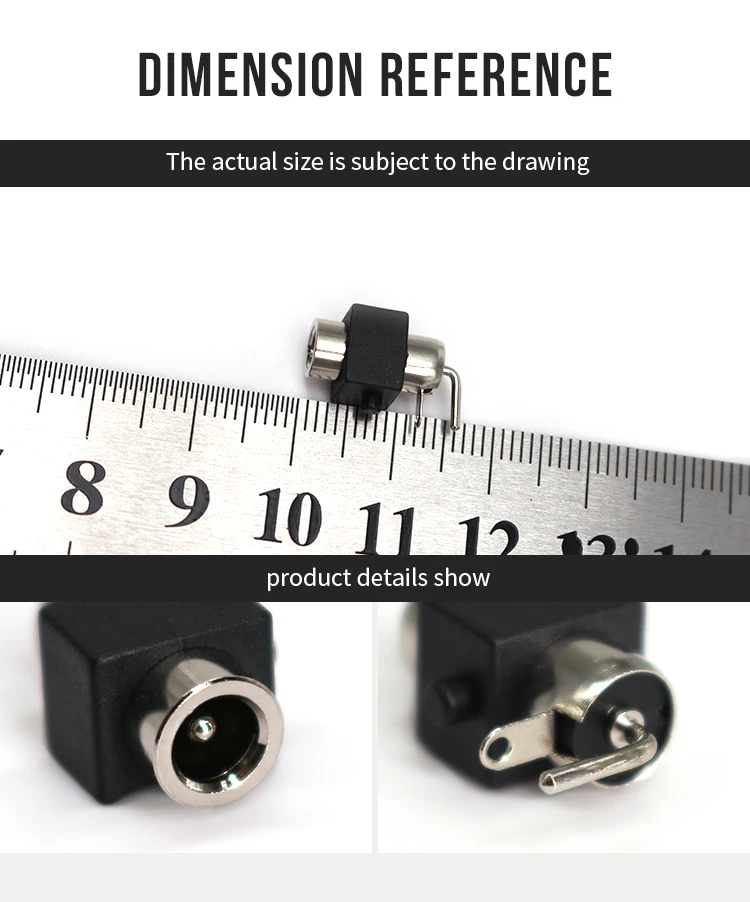 High Quality DC Female Connectors 38135JL60 Pure Copper DC Sockets DC Charging DC083A Power Jack Connectors DC Circuit Socket