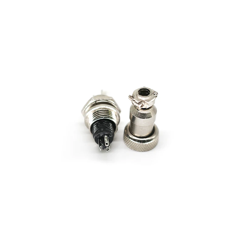 GX12 3P Connectors Threaded Connectors Aviation Plugs Circular Connectors Power Supply Connectors for Aviation Cable