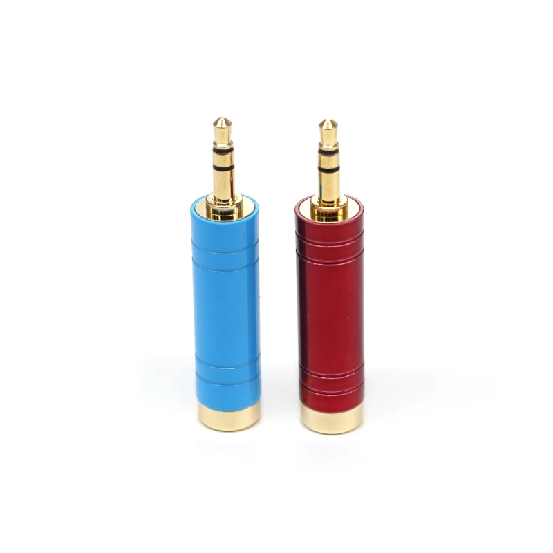 High Quality All-copper 3.5mm Male Connector with 6.5 Pins Microphone Converters Headphone Conversion Plugs 3.5mm to 6.3mm