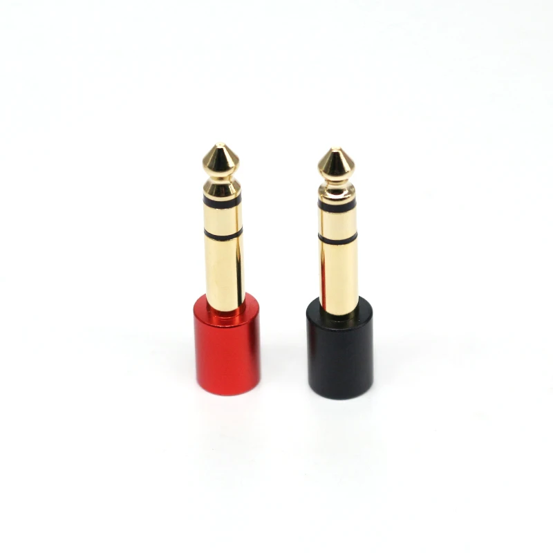 Stereo Audio Adapters Gold Plated Audio Connectors Pure Copper 6.35mm Plug to 3.5mm Jack Audio Adapters Headphone Jack Plug