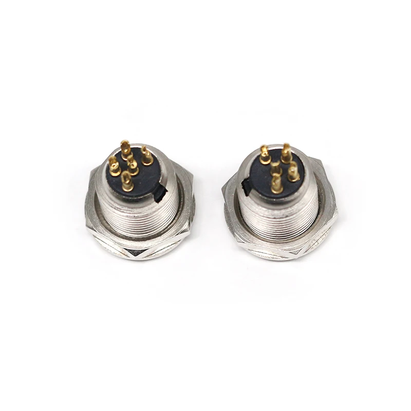 High Quality Mini XLR Female Sockets Mini 5 Pin XLR Threaded ConnectorS Panel Mount Solder Audio Connectors for Audio & Video