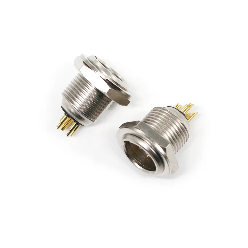 High Quality Mini XLR Female Sockets Mini 5 Pin XLR Threaded ConnectorS Panel Mount Solder Audio Connectors for Audio & Video