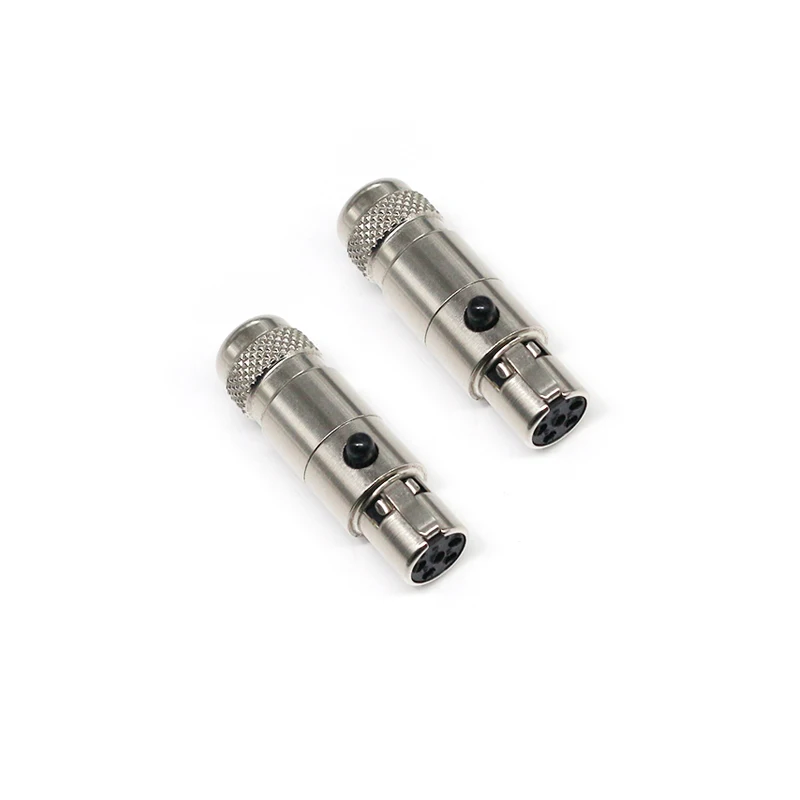 5pin Mini XLR Plugs Aviation Connectors Audio Connectors Nickel Plated XLR Plugs for MIC Microphone Audio Video Connecting