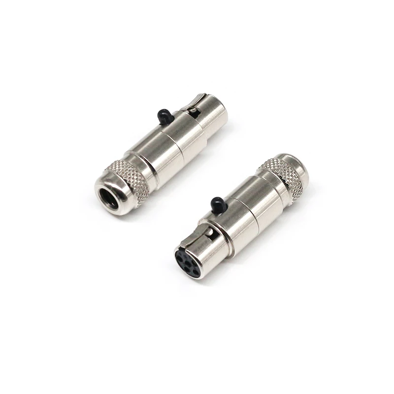 5pin Mini XLR Plugs Aviation Connectors Audio Connectors Nickel Plated XLR Plugs for MIC Microphone Audio Video Connecting