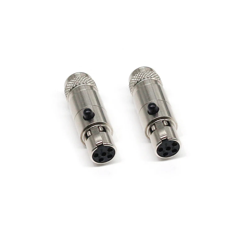 5pin Mini XLR Plugs Aviation Connectors Audio Connectors Nickel Plated XLR Plugs for MIC Microphone Audio Video Connecting