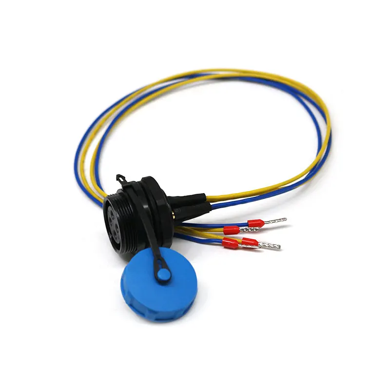 Professional Factory Waterproof 4 Pin PCB Solder Cable Connector to E0508 Terminal Blocks Cables Industrial Aviation Plug Cables
