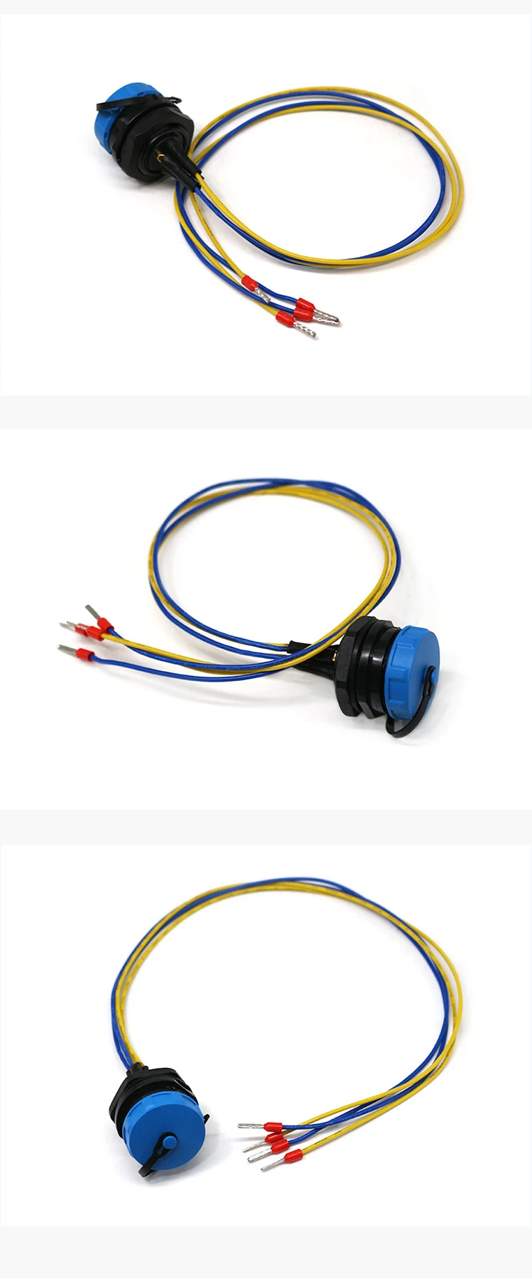 Professional Factory Waterproof 4 Pin PCB Solder Cable Connector to E0508 Terminal Blocks Cables Industrial Aviation Plug Cables