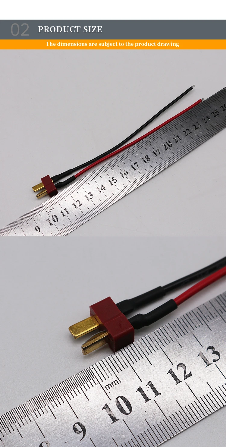 Professional OEM ODM Deans T Plug to Open End Cables Power Extension Cables Power Charing Cables Open End Wire Harness for Drome