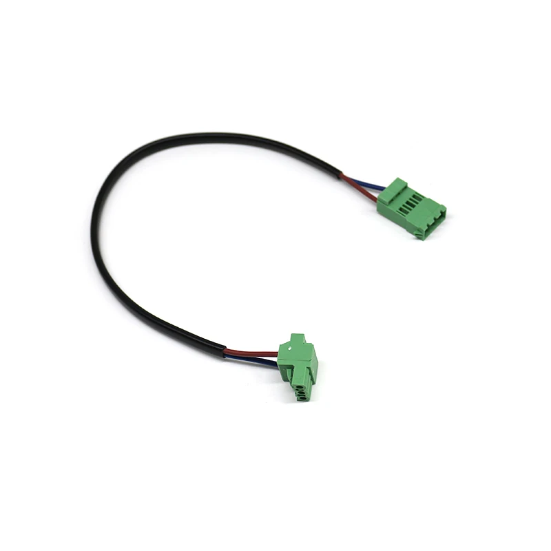 Customized Power Supply Cables ICC2.5 to FKCOR2.5 H05WH2-F Wire Harness 5.08mm 3 Pins Pluggable Terminal Block Wiring Harness