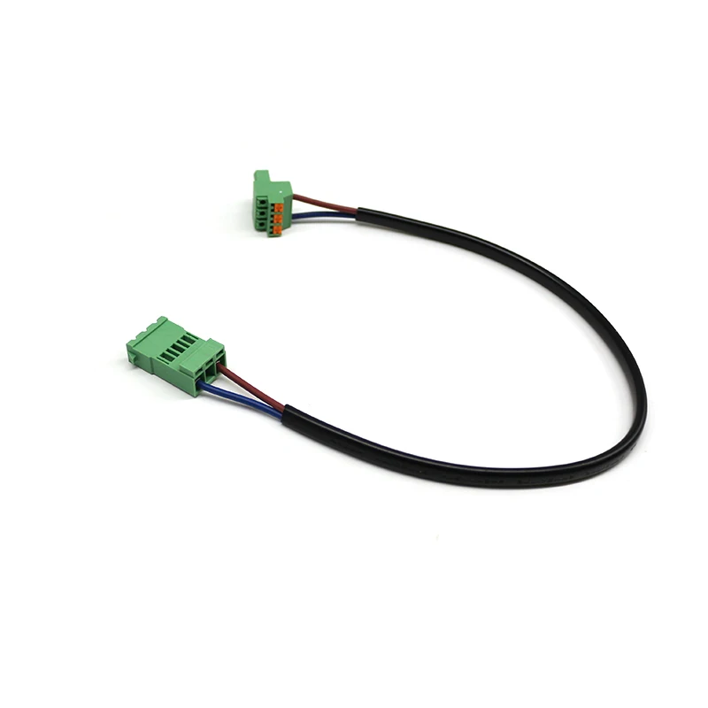 Customized Power Supply Cables ICC2.5 to FKCOR2.5 H05WH2-F Wire Harness 5.08mm 3 Pins Pluggable Terminal Block Wiring Harness
