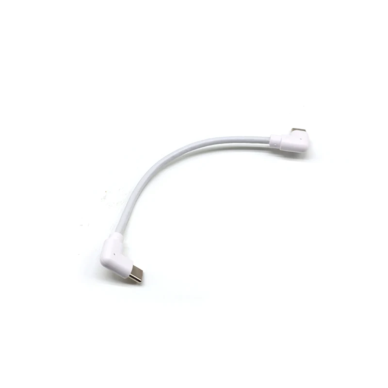 Reliable Quality Elbow Type C Plug to Type C Plug Cables Fast Speed Type C Data Cables Quick Charging Cables for Mobile Phone