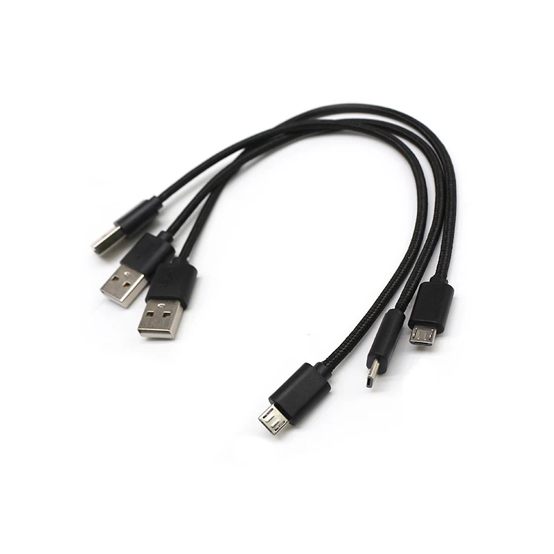 Factory Wholesale USB a Male Plug to Micro USB Cables Micro B USB Cable Fast Charger Data Cable USB a to Micro B Male Cables