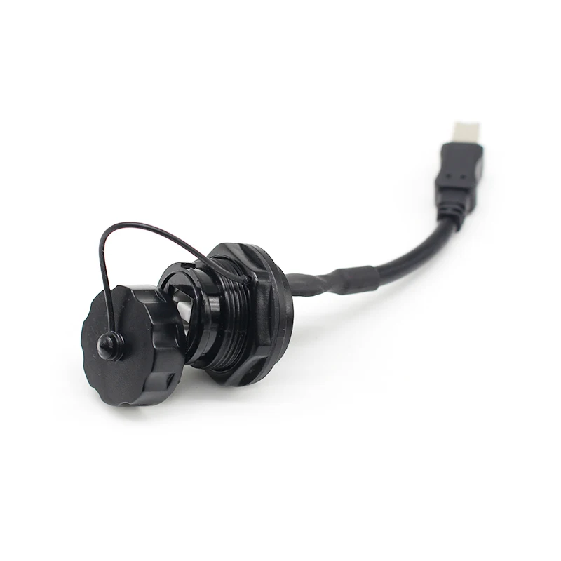 Good Quality Waterproof USB B Male Plug to USB B Female Jack Socket Cables Panel Mount Type B Power Extension Cables for Printer