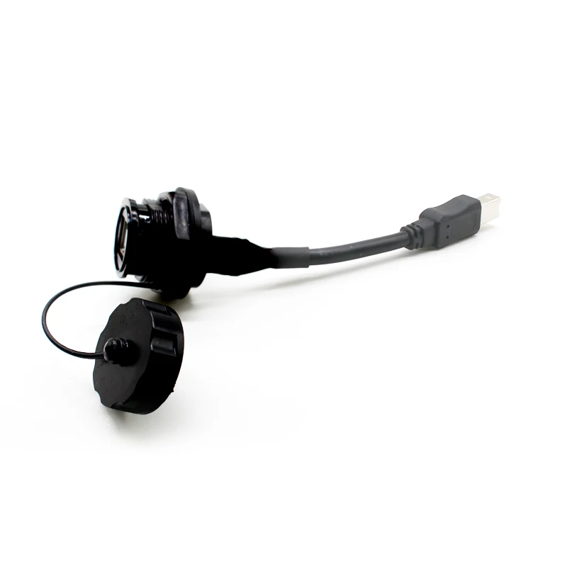 Good Quality Waterproof USB B Male Plug to USB B Female Jack Socket Cables Panel Mount Type B Power Extension Cables for Printer