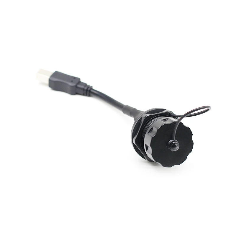 Good Quality Waterproof USB B Male Plug to USB B Female Jack Socket Cables Panel Mount Type B Power Extension Cables for Printer