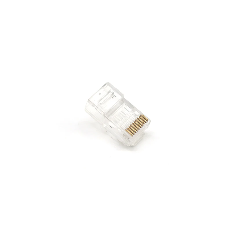 Hot Sale Transparent RJ45 Connectors RJ45 10P10C Male Plugs 10P Ethernet Connectors Modular Plugs POE Switch Connectors