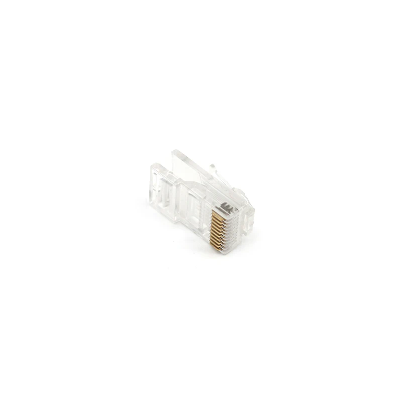 Hot Sale Transparent RJ45 Connectors RJ45 10P10C Male Plugs 10P Ethernet Connectors Modular Plugs POE Switch Connectors