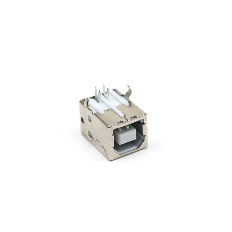 Factory Direct Sale USB BF 90 Degree Jack DIP Horizontal THR USB 2.0 Type B Female Socket Connectors USB B Female Sockets