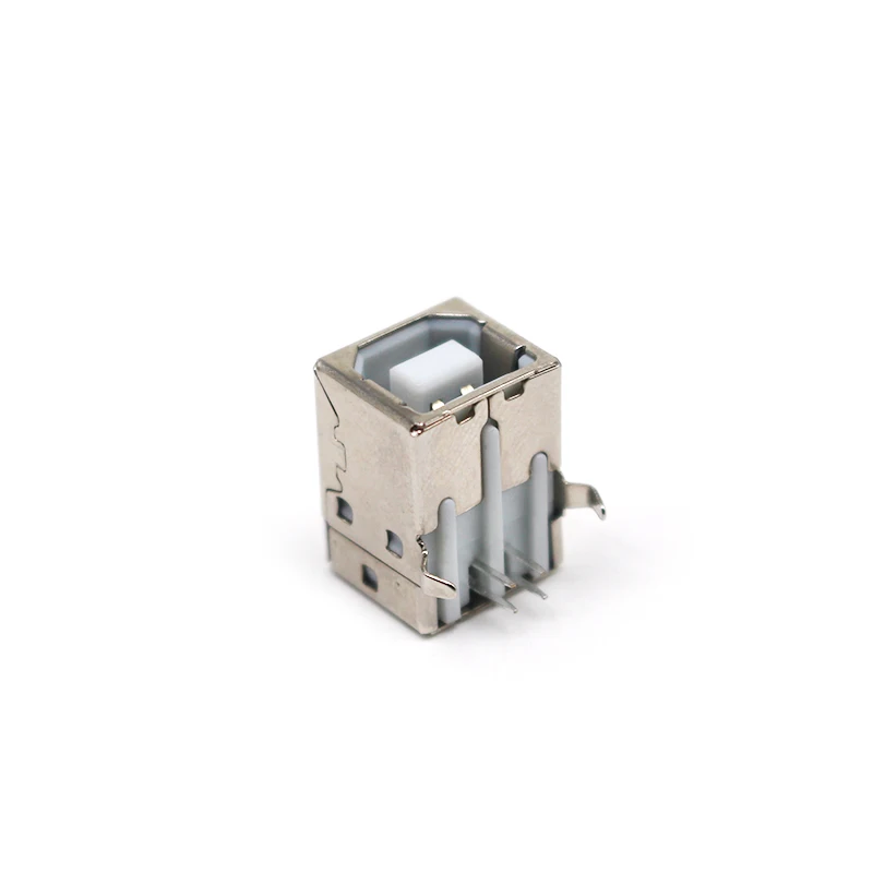 Factory Direct Sale USB BF 90 Degree Jack DIP Horizontal THR USB 2.0 Type B Female Socket Connectors USB B Female Sockets