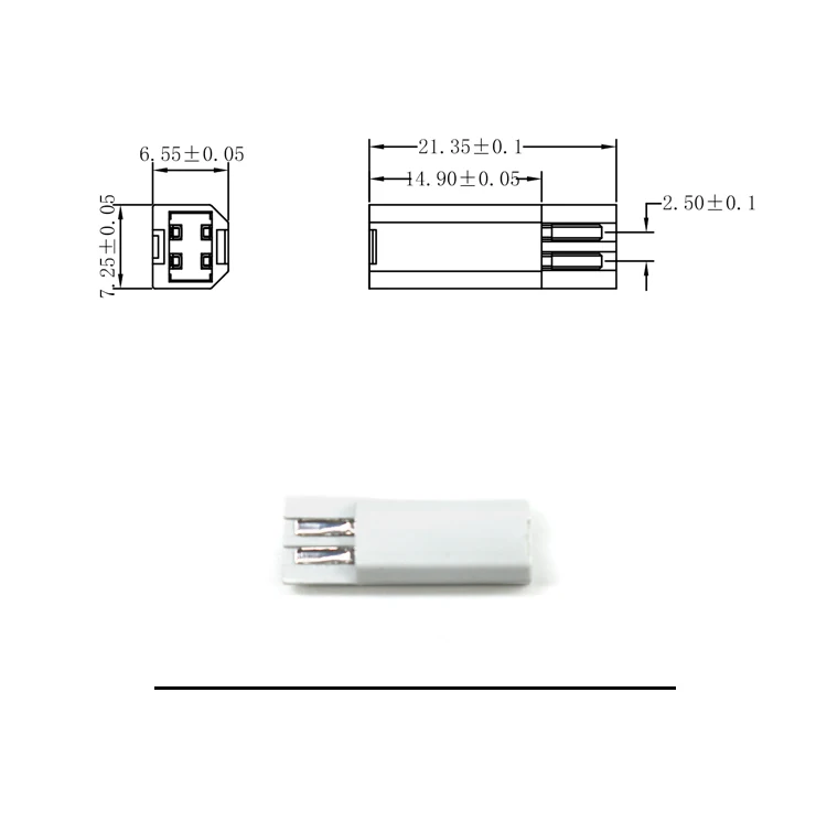 Good Quality USB B Male Plugs 3pcs Set Data Transmission Charging USB 2.0 Male Plugs Assembly USB Connectors for USB Cable