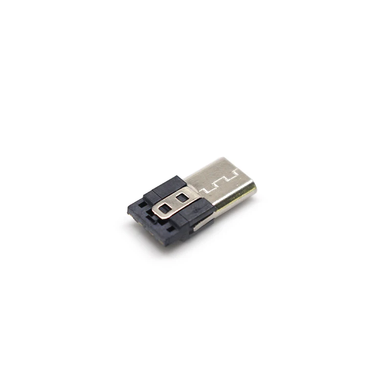 5Pin 4Pin Male Micro USB Connector Copper MicroUSB Plug Mini USB Male MICRO 5P Welded Wire with Shell Plug-in Interface