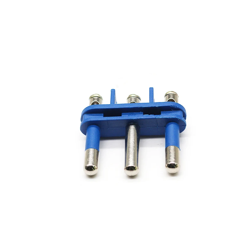 Good Quality European Standard Power Plugs AC Plugs Italian Plug Inserts Brass Contact 3 Pins AC Plug Inserts for Power Cord