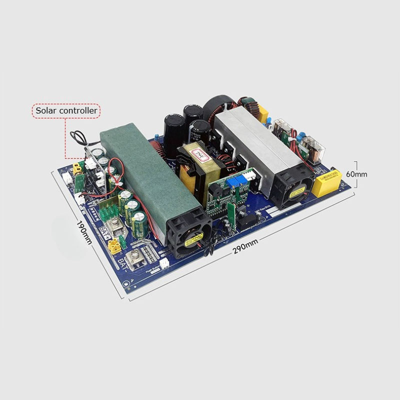 Bidirectional Inverter Charger 3000W 5000W 24V to 220V Solar Inverter with MPPT 50A UPS Function