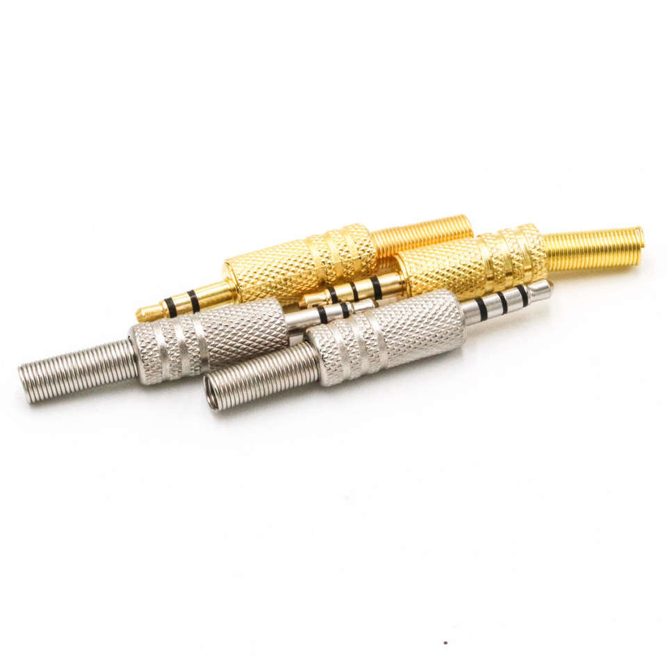 Audio Connector TRRS Plug 3.5mm,  3.5mm Waterproof Jack Plug