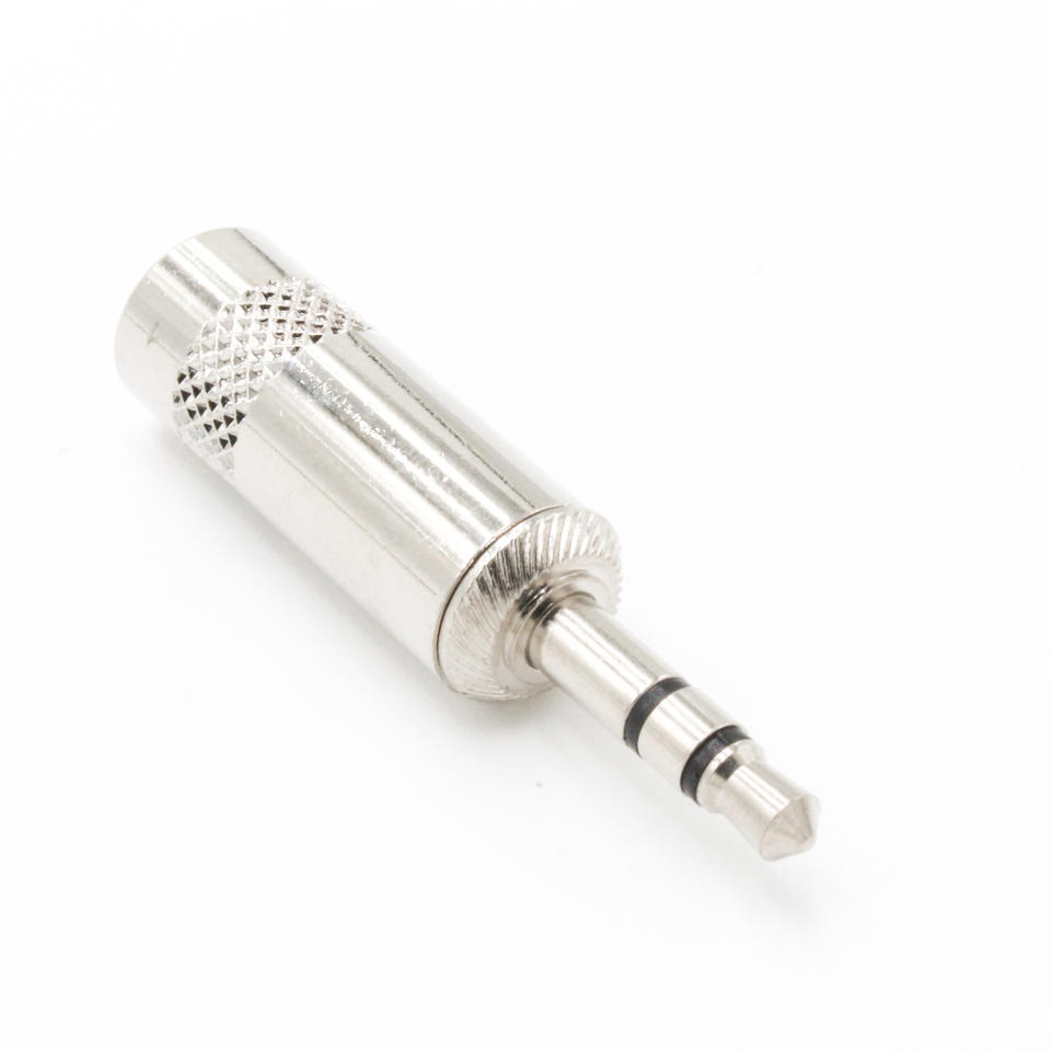 Personalized Audio Connectors 3.5mm Waterproof Plugs 3.5mm Stereo Headphone Plug Gold Plated With Metal Shell Welding Plugs