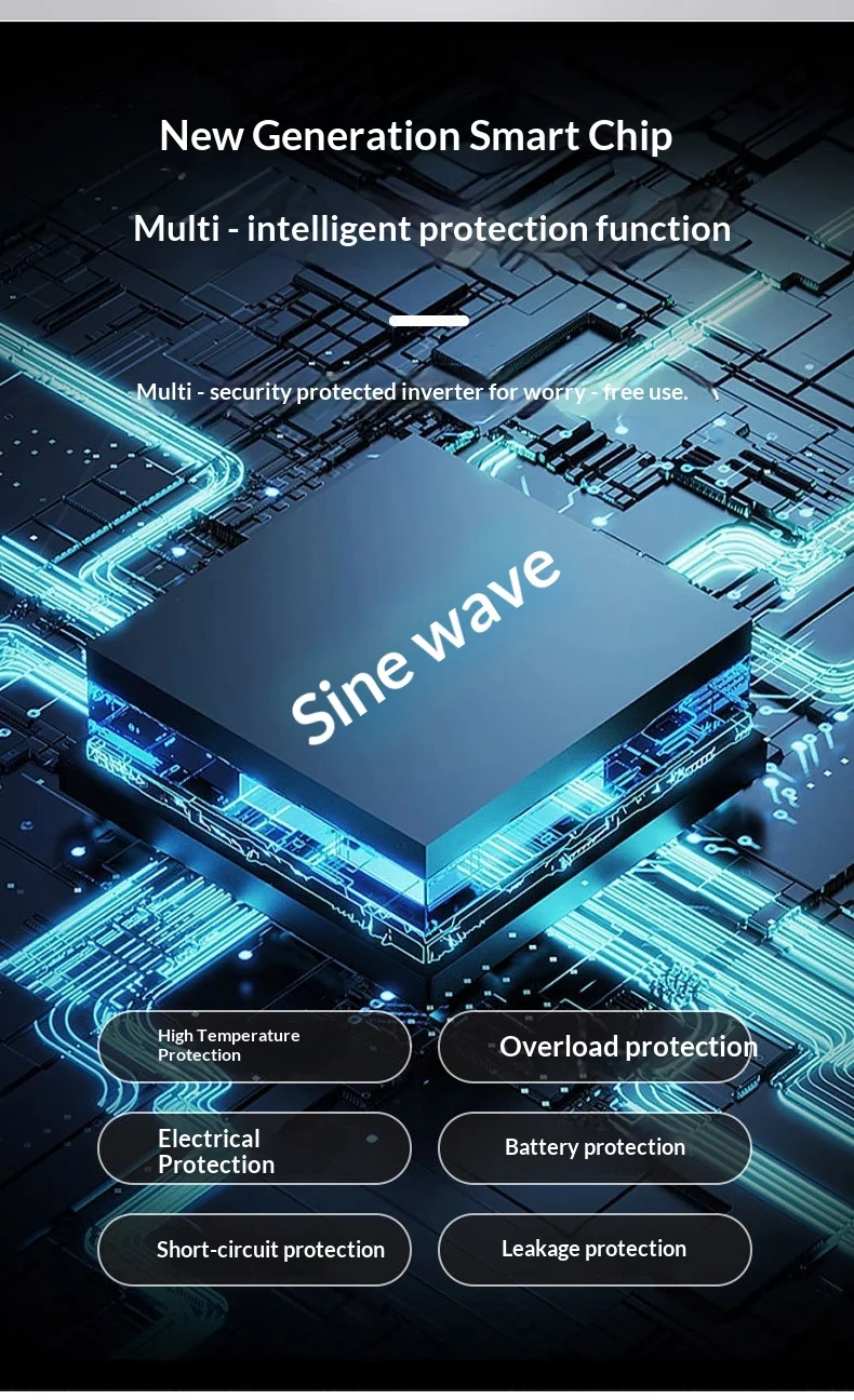 Pure Sine Wave Inverter Board 110V 60Hz DC 12V/24V/48V to AC 300W-2500W Solar Power Inverter PCB for Lithium Battery