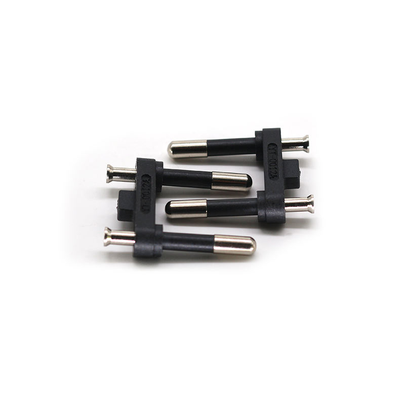 Factory Direct Supply Brazil Two Pins AC Plug Inserts Half Plastic Solid Pin Brazilian Plug Inserts Electrical Plug Inserts