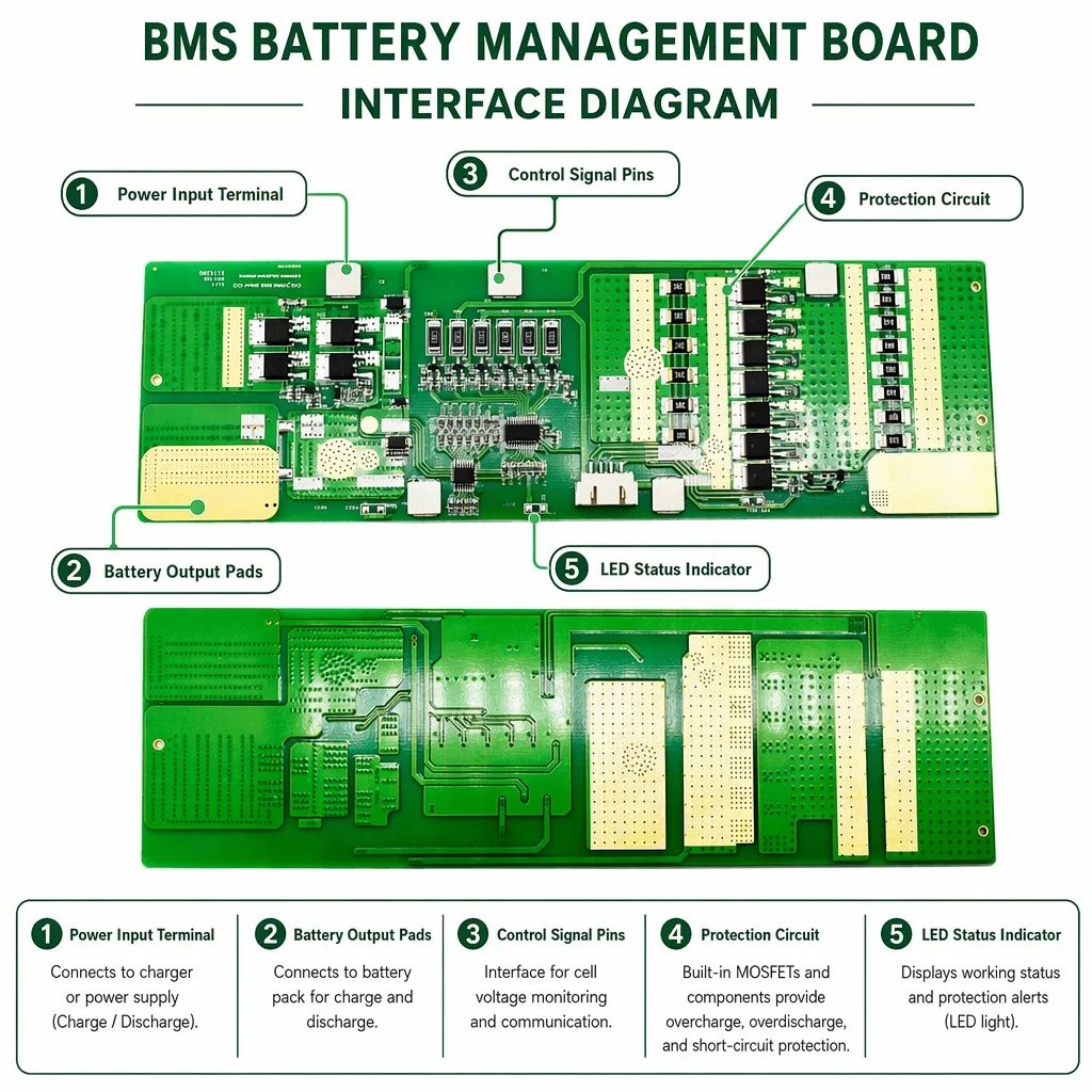 BMS Power Inverter PCBA Board 300W-1500W Double Layer Copper PCB Battery Protection Module for Energy Storage System OEM Custom