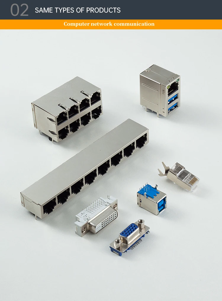 15 Pin D-SUB Female  2 Rows Connector 15P VGA Jack 15Pin Male Solder Crimp D-SUB Connectors VGA SUB-D For Computer Cable