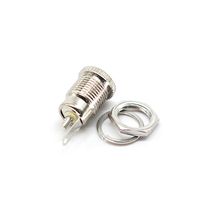 54-00063 DC Power Supply Jack Sockets DC-099 5.5 * 2.1 mm Threaded Metal Charging Sockets Female Panel Mount DC Connectors DC099