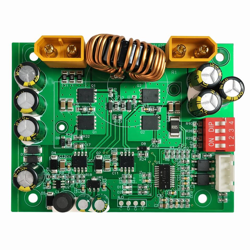 MPPT Solar Charge Controller 10A-60A 12V/24V Smart PV Charging Module PCBA for Off-Grid Solar Panel System with CE RoHS
