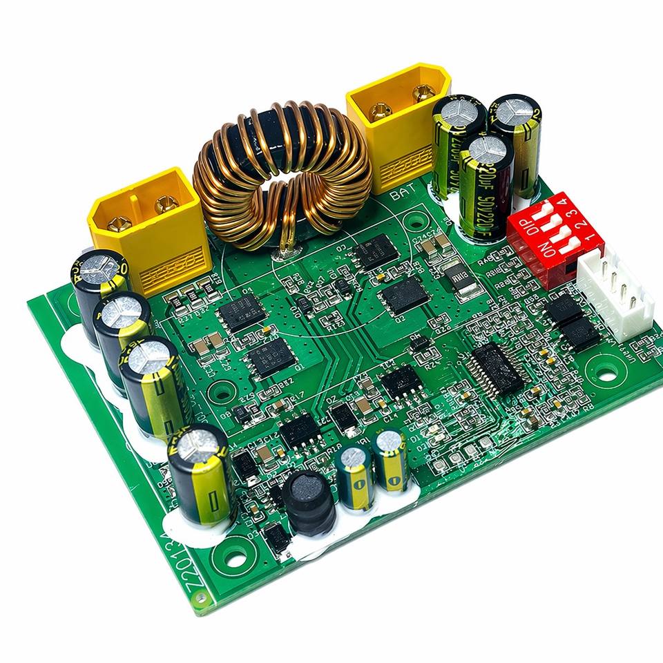 MPPT Smart Solar Charge Controller Module 100W 10A 12V/24V LiFePO4 PCBA for Off-Grid PV System Outdoor Energy Storage