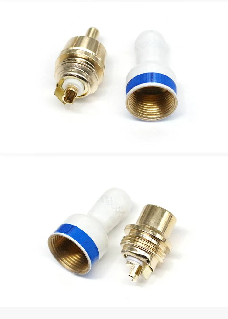 Professional Factory High Quality Gold Plated RCA Plugs RCA Sockets Assembly RCA Connectors Gold Plated Audio Connectors