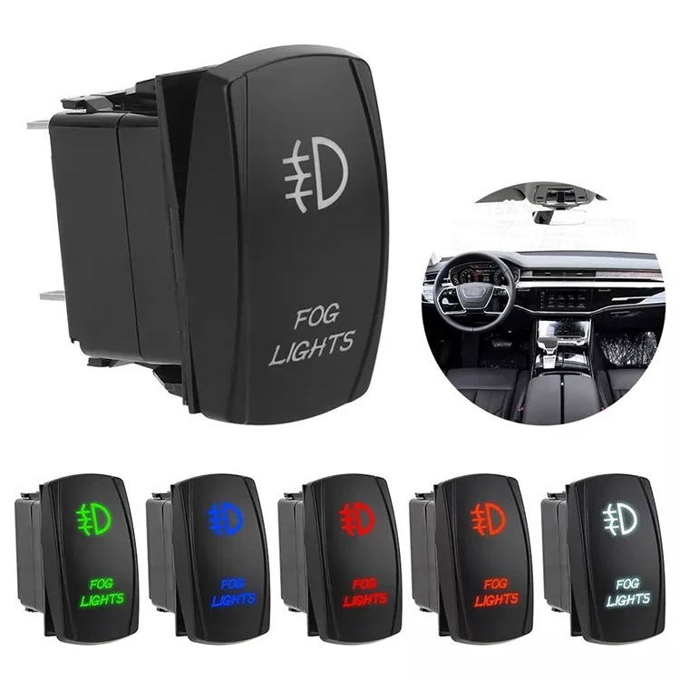 12v Dc Jack Socket with Dc Rocker Switch Laser Design ON-OFF  Rocker Switch for Carling Boat