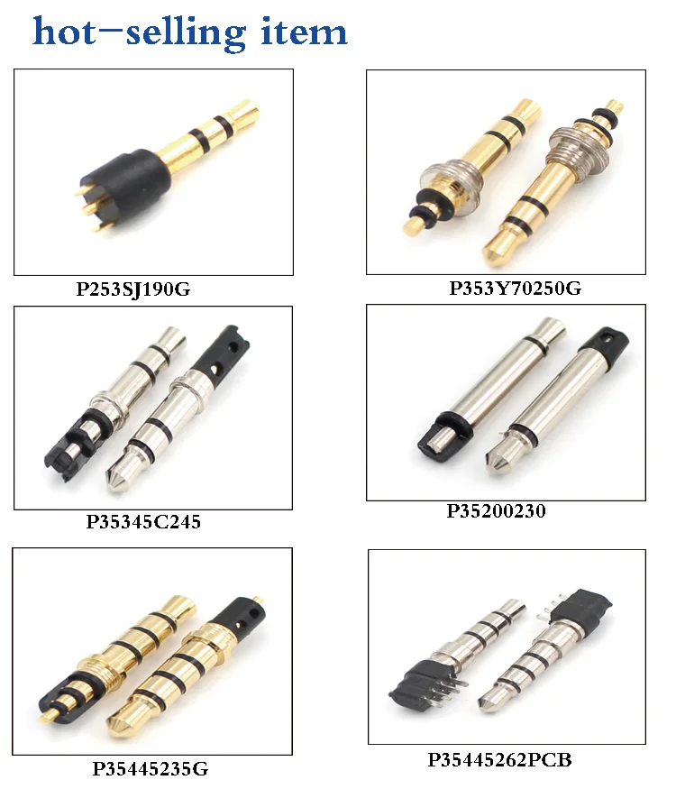 Threaded Type Screw Plug 3.5mm Connector,35mm Plug Threaded