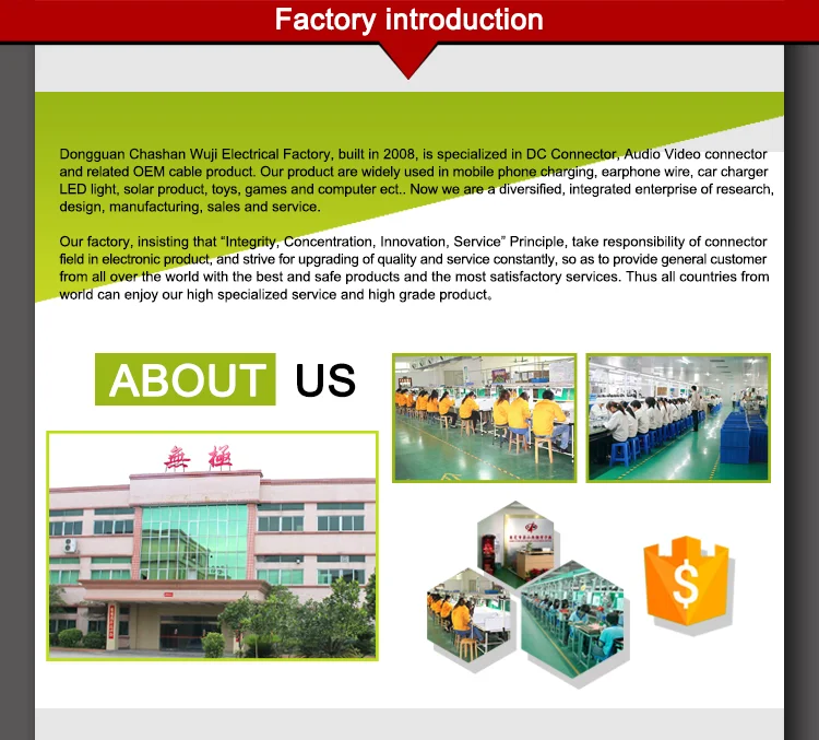 Made in China Dc Plug 5.5mm with Screw Lock with High Quality