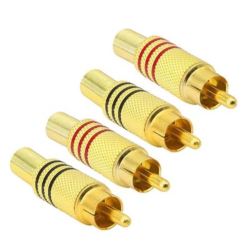 Gold Plated Adapter  3.5mm Male to 6.5mm Female Connector 1/8 Inch Stereo TRS Mini Jack 3.5 mm Male Plug Connector