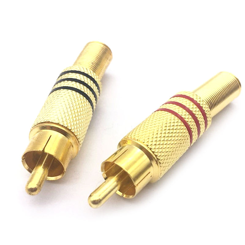 DXZP SC High Quality RCA Plugs  Audio Connectors Headphone Plugs Amplifier Adapters Microphone Connectors Audio Video Connectors
