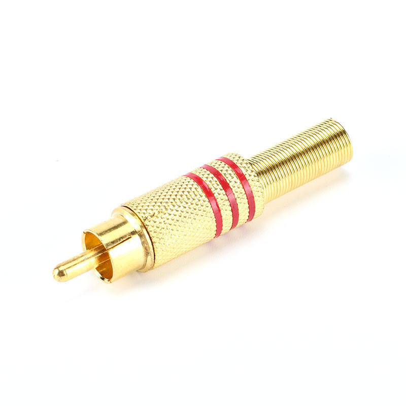 DXZP SC Good Quality RCA Plugs Audio Jacks RCA Connectors AUX DIY Kit for Amplifier DVD Mp3 Mp4 Player Metal RCA Connectors