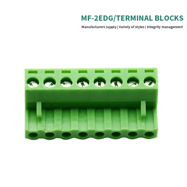 Factory 2EDG2.54 Pitch 2.54mm KF2EDG PCB Screw Terminal Block Connector Plug Pin Header Socket 2/3/4/5/6/7/8/9/10/12p 15EDG-2.54