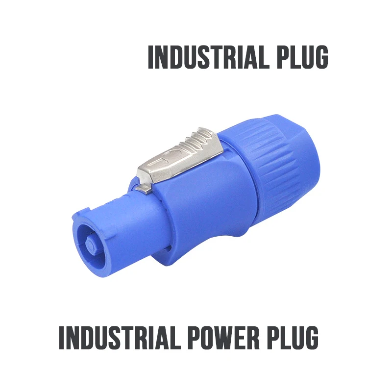 DXZP Factory Custom Blue XLR Series Waterproof WAC3FCA SAC3FCA WAC3MPA Plastic Power Cables Connectors  AC Power Con Connectors
